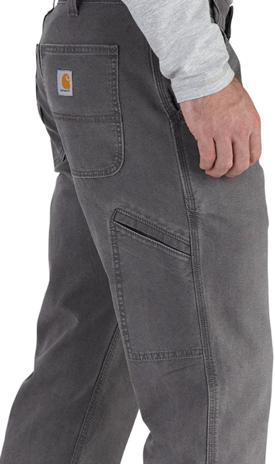 Carhartt Mens Rugged Flex Relaxed Fit Work Pant 102291 Gravel 38x32 (AS-IS)