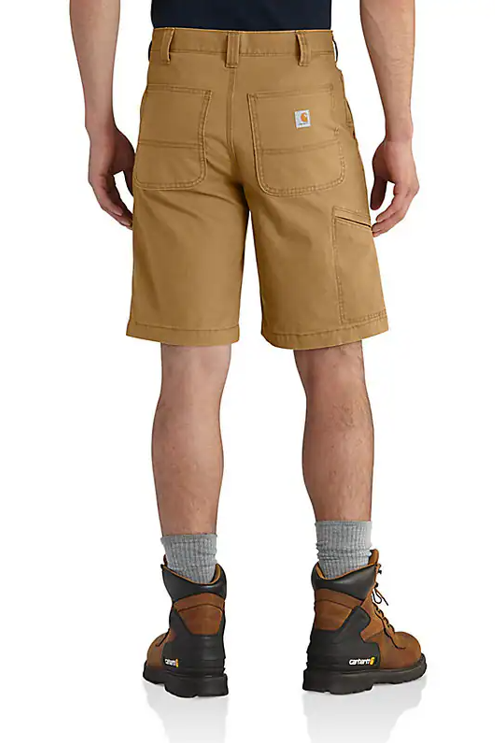 Carhartt Mens Rugged Flex Relaxed Fit Canvas Work Short -Tan 44W (AS-IS)