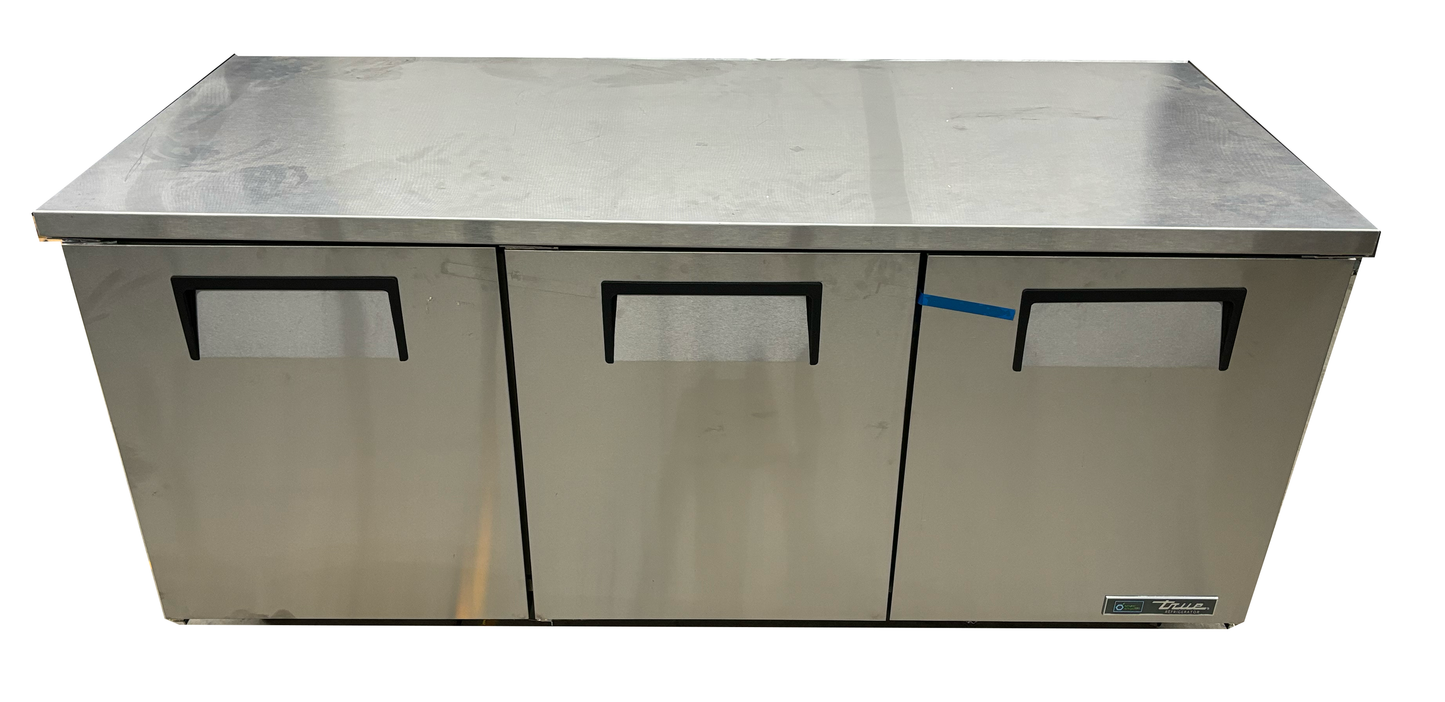 True TUC-72-HC Undercounter Refrigerator - Stainless (S & D / As-is)