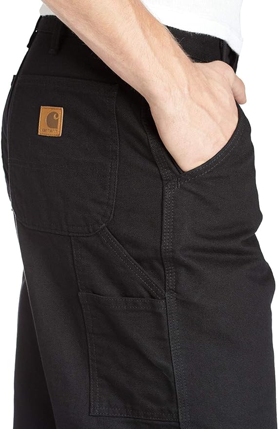 Carhartt Men's Loose Fit Washed Duck Utility Work Pant B11 - Black 38x36 (AS-IS)