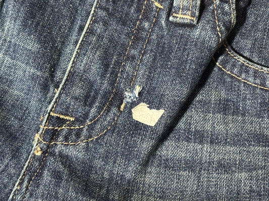 Cody James FR Men's Sidewinder Slim Straight Med Wash Work Jeans (DEFECTS) 33x35