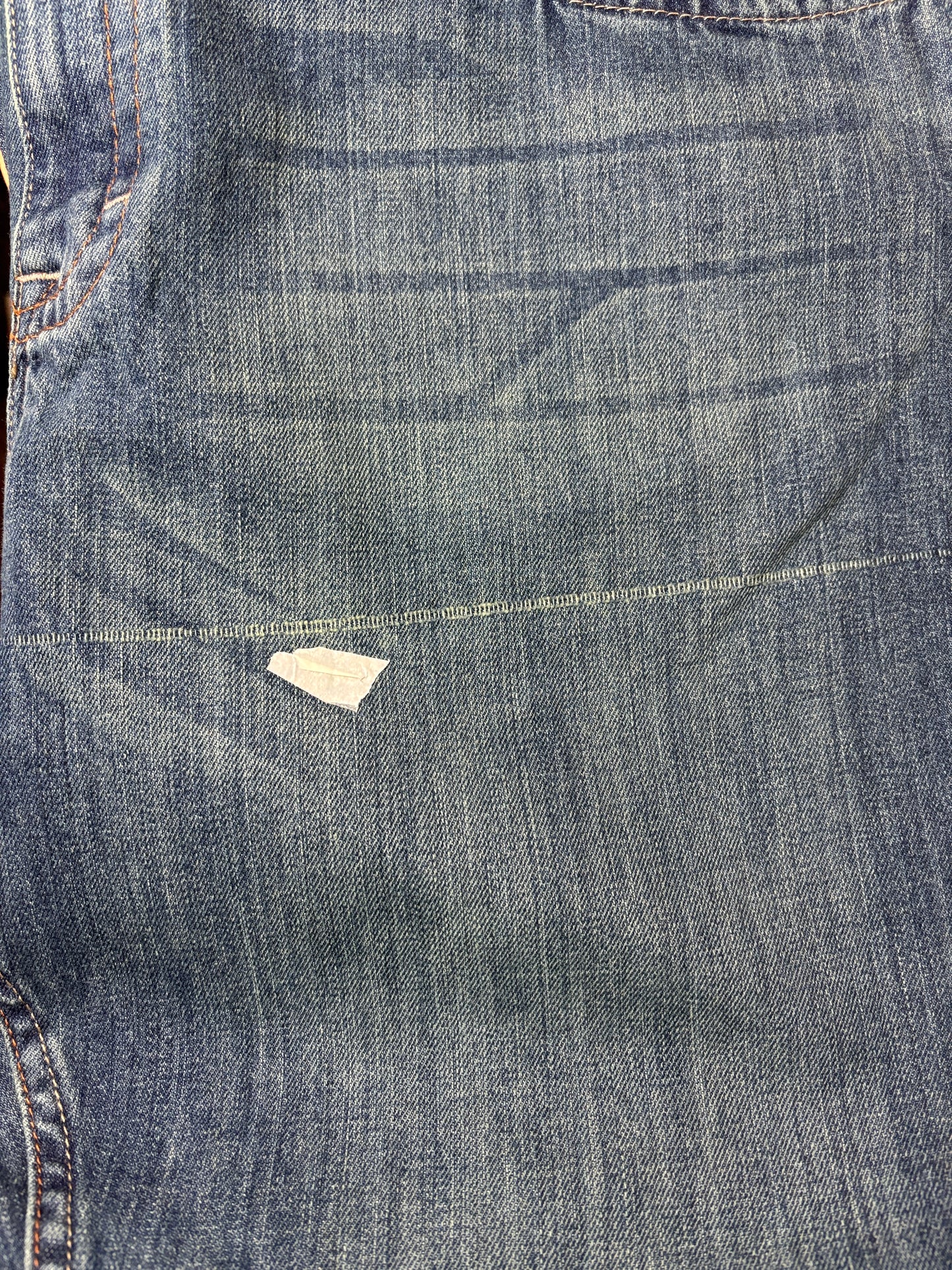 Cody James FR Men's Bozeman Med Wash Slim Bootcut Work Jeans (DEFECTS) 41x35