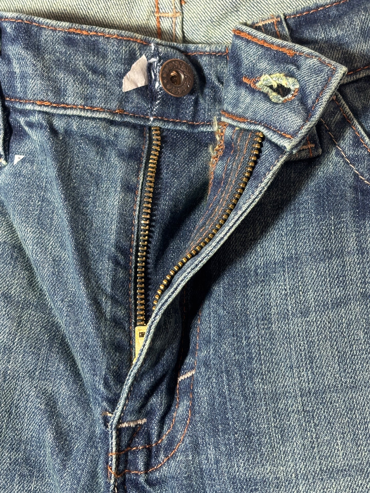 Cody James FR Men's Bozeman Med Wash Slim Bootcut Work Jeans (DEFECTS) 39x32