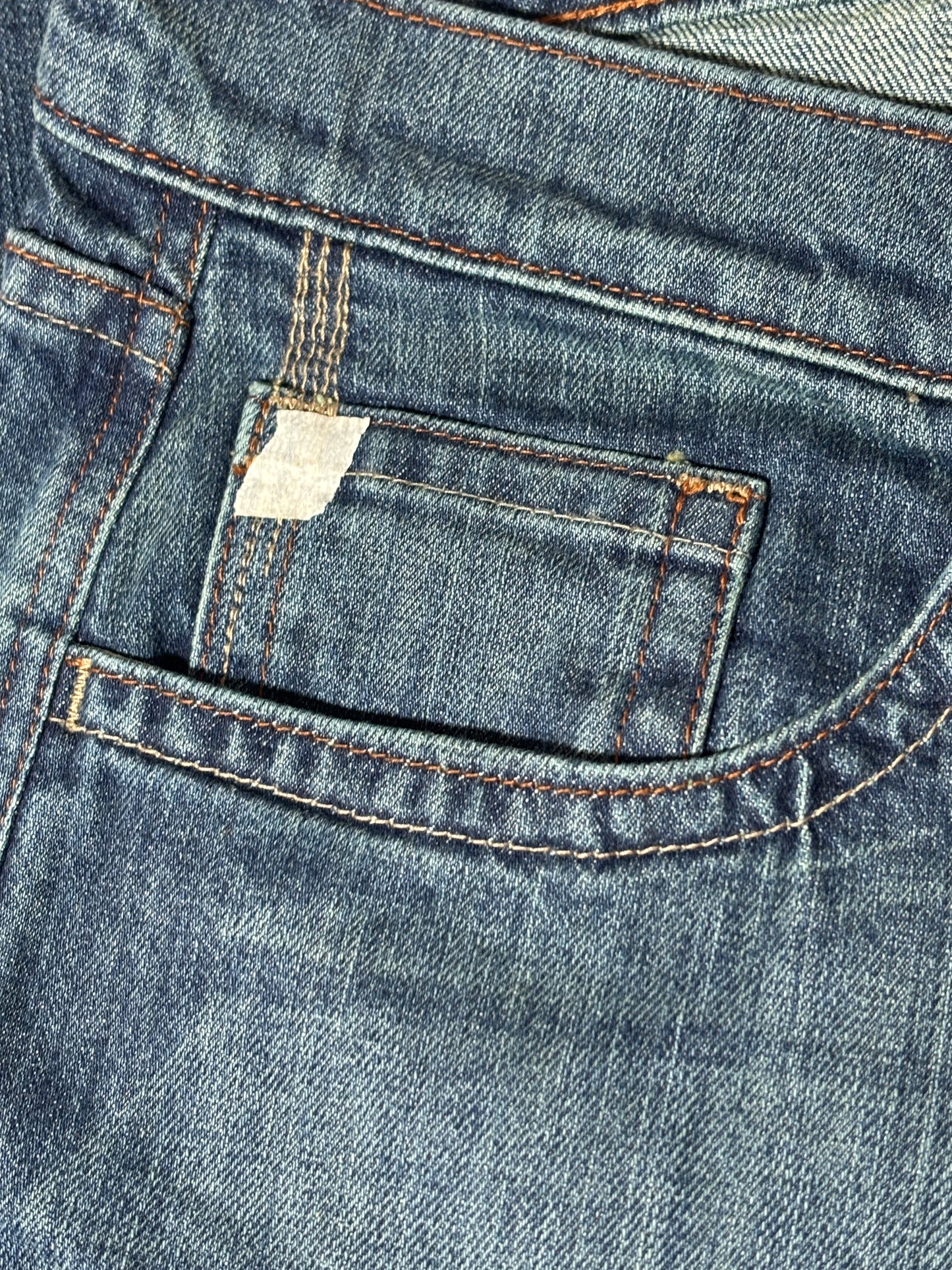 Cody James FR Men's Bozeman Med Wash Slim Bootcut Work Jeans (DEFECTS) 37x31