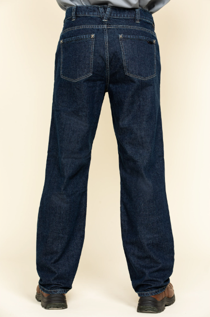 Hawx Mens FR Denim Straight Work Jeans 46x36 (New w/Defects - As-Is)