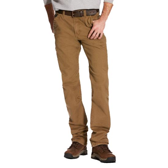 Ariat Rebar M4 Durastretch pantalones vaqueros con corte de bota y forro de franela para hombre 10032486