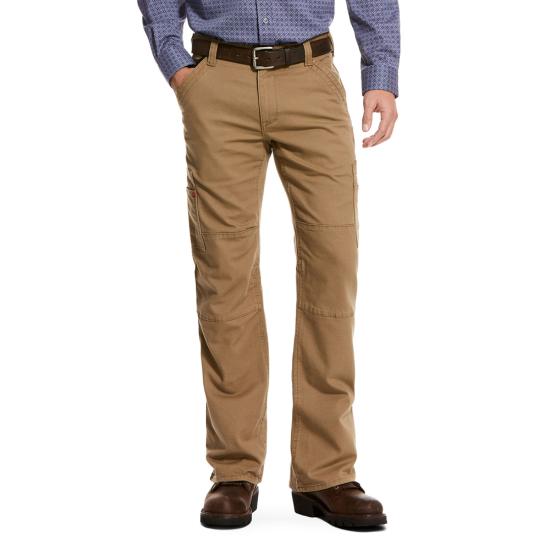 Ariat FR M5 Slim DuraLight Pantalón de pierna recta de lona elástica para hombre 10027705