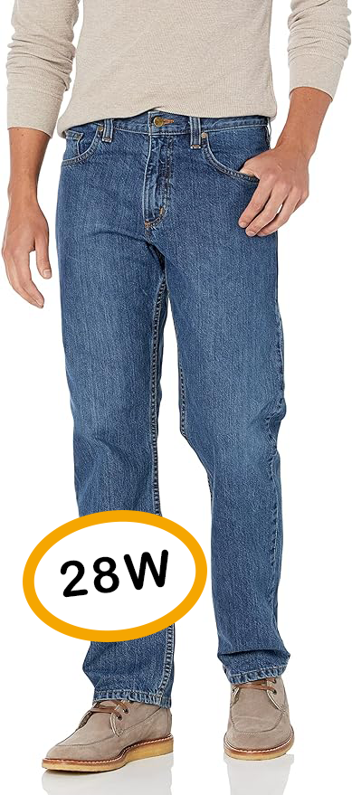 Carhartt Mens 28W Relaxed Fit Holter Jeans Straight Leg Denim Pants 101483-980