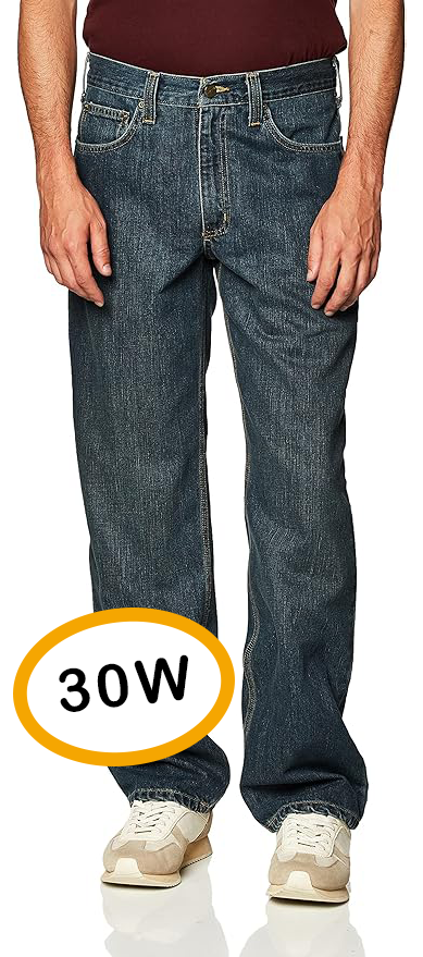 Carhartt Mens 30W Relaxed Fit Holter Jeans Straight Leg Denim Pants 101483-968