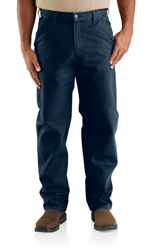 Carhartt Men's Loose Fit Washed Duck Utility Work Pant B11 - Midnight 32x36 (AS-IS)