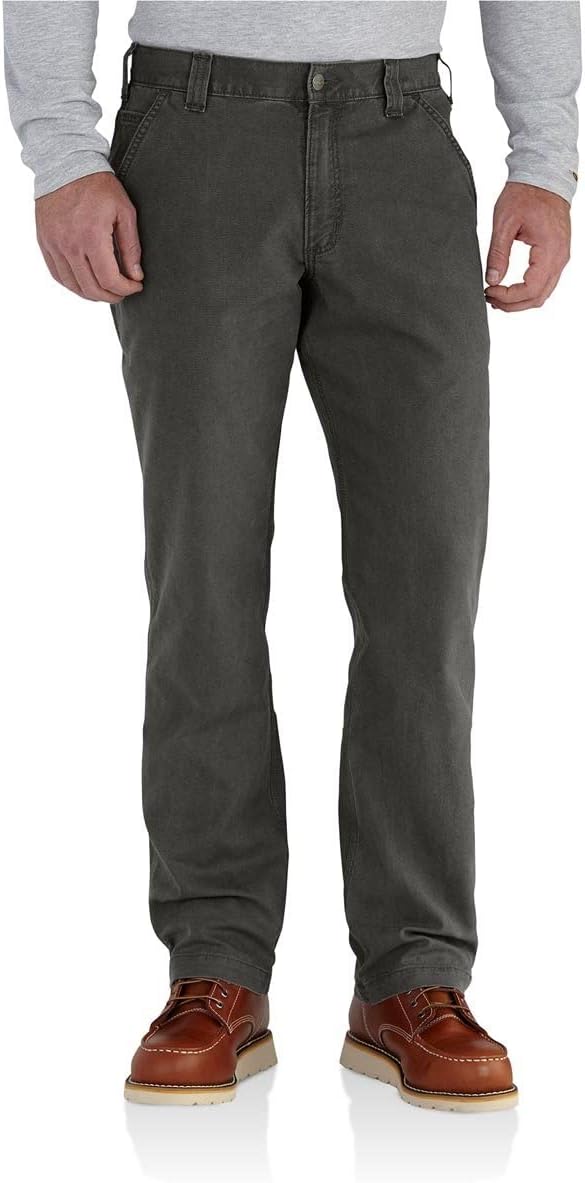 Carhartt Mens Rugged Flex Relaxed Fit Canvas 5-Pocket Work Pant