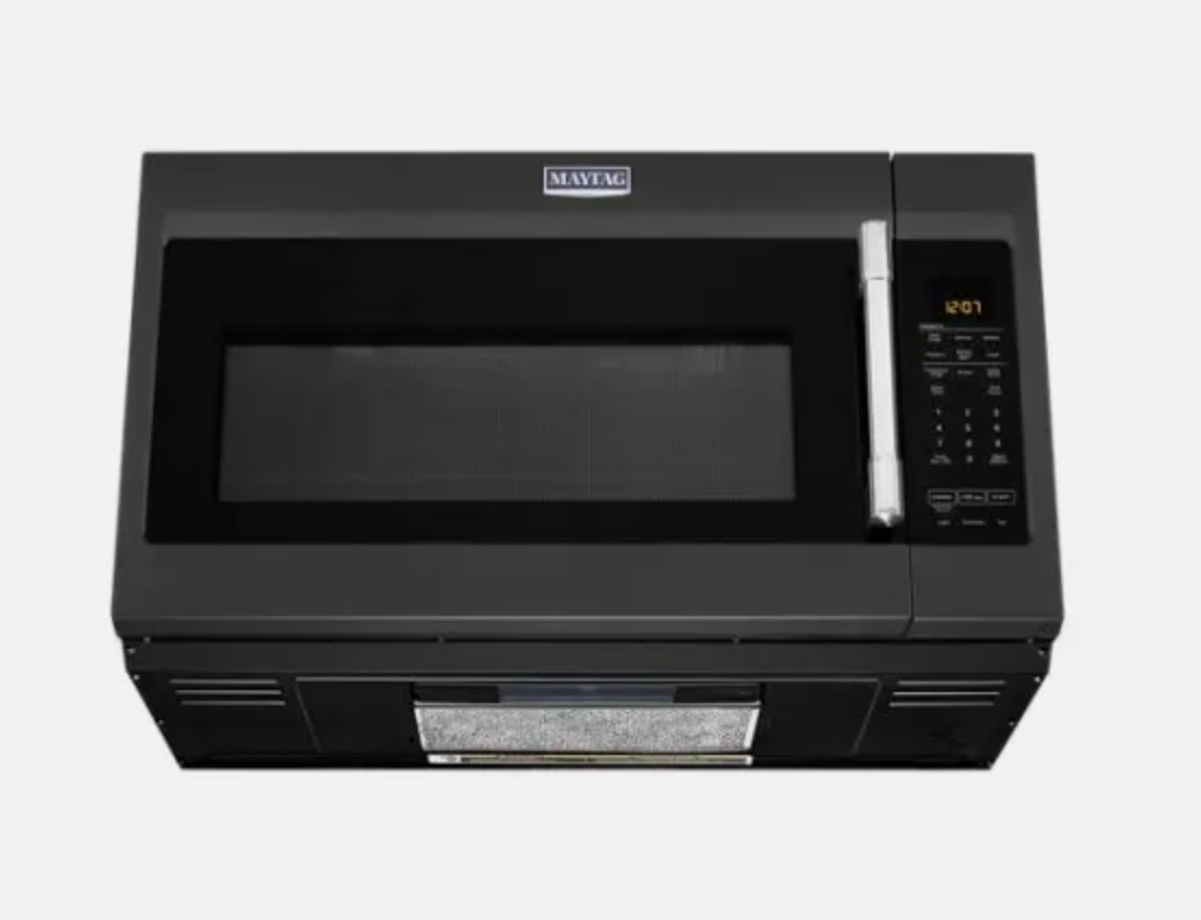 Maytag MMV5227JK 1.9 Cu. Pie. Microondas sobre la cocina