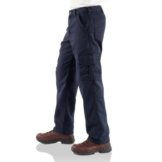 Carhartt Mens FRB240 - Flame-Resistant Canvas Loose-Original Fit Cargo Pant