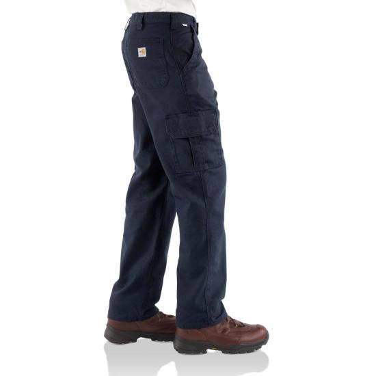 Carhartt Mens FRB240 - Flame-Resistant Canvas Loose-Original Fit Cargo Pant