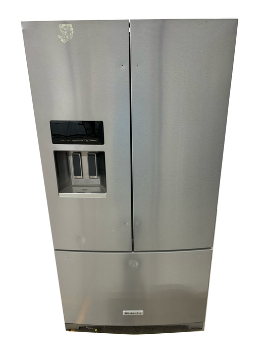 KitchenAid KRFF507HPS 26.8 cu ft French Door Refrigerator - Scratch & Dent