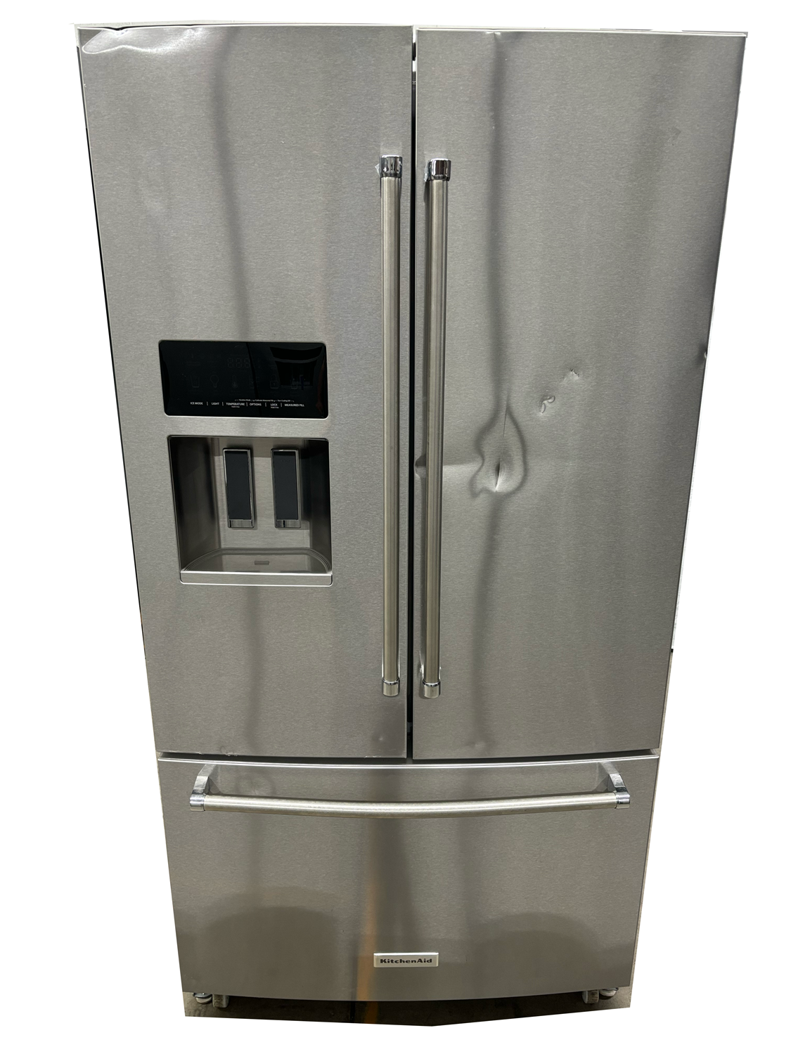 KitchenAid KRFF507HPS 26.8 cu ft French Door Refrigerator - Scratch & Dent/As-Is