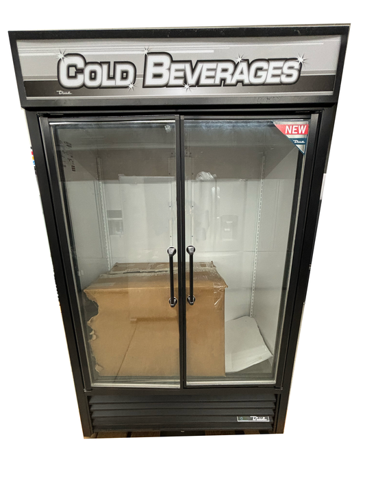 True TVM-48SL-HC~VM01 47" 2-Glass Door Refrigerator Merchandiser (As-Is)