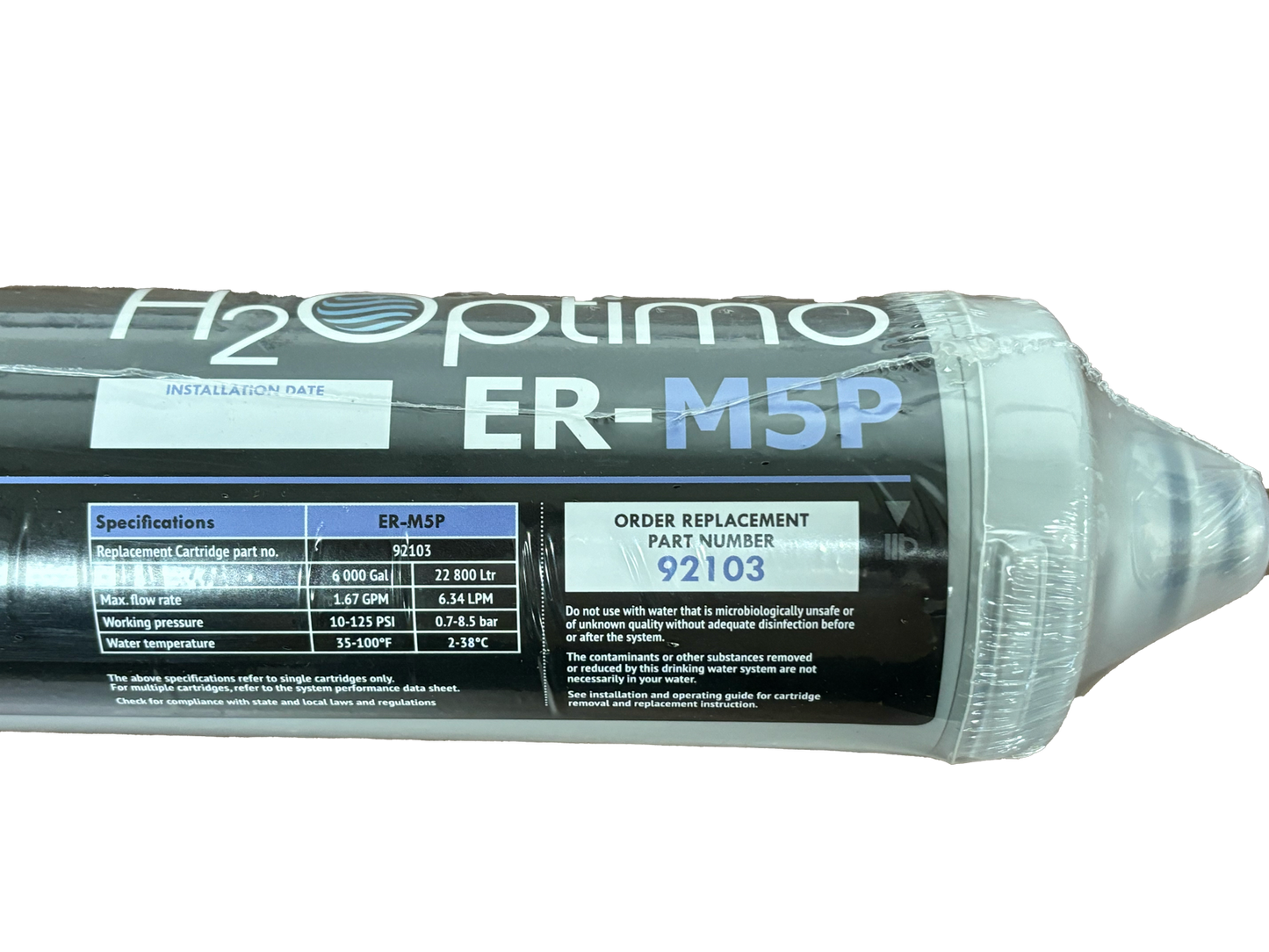 H2Optimo ER-M5P Water Filter Replacement 92103