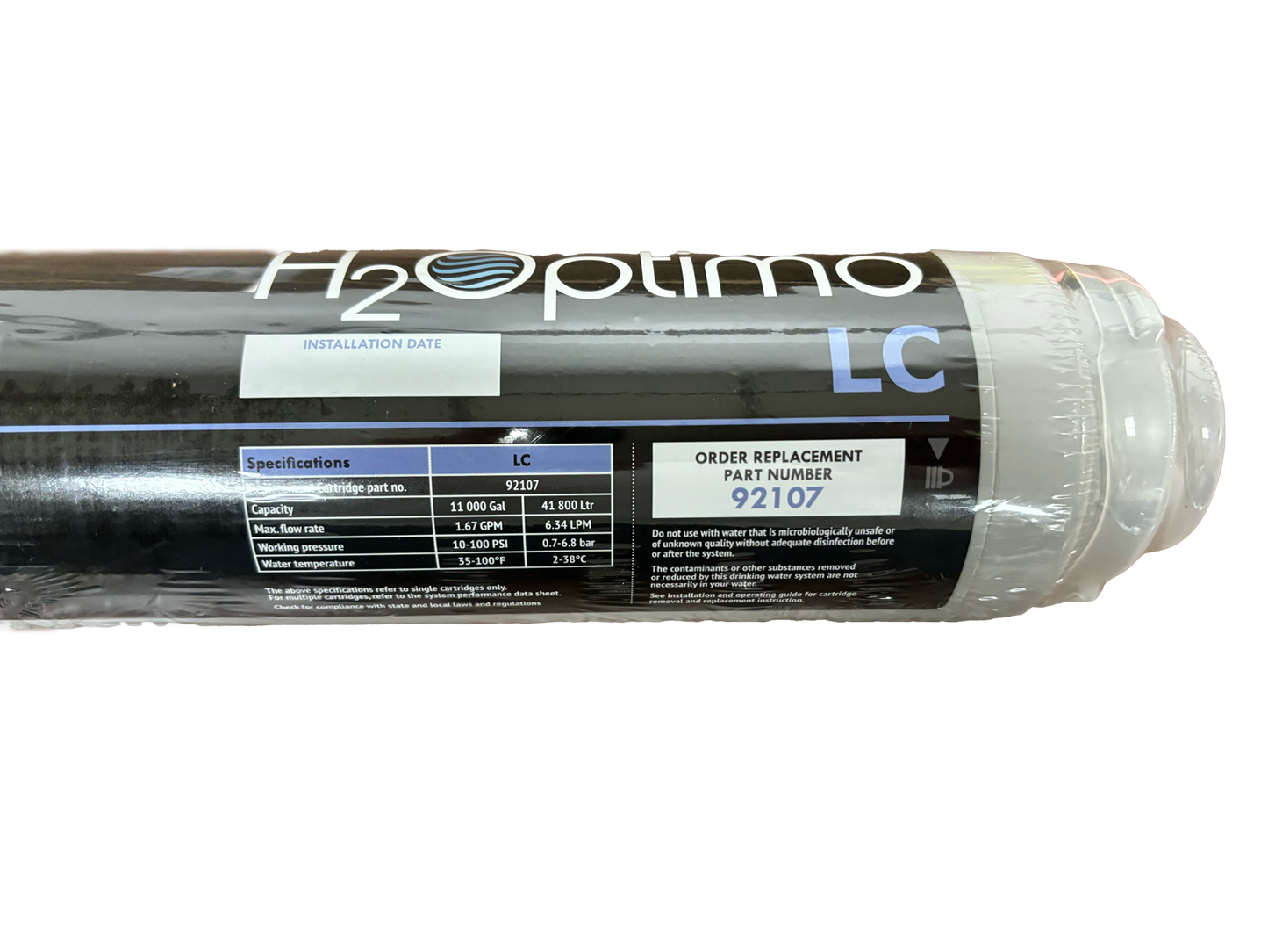 H2Optimo LC Water Filter Replacement 92107