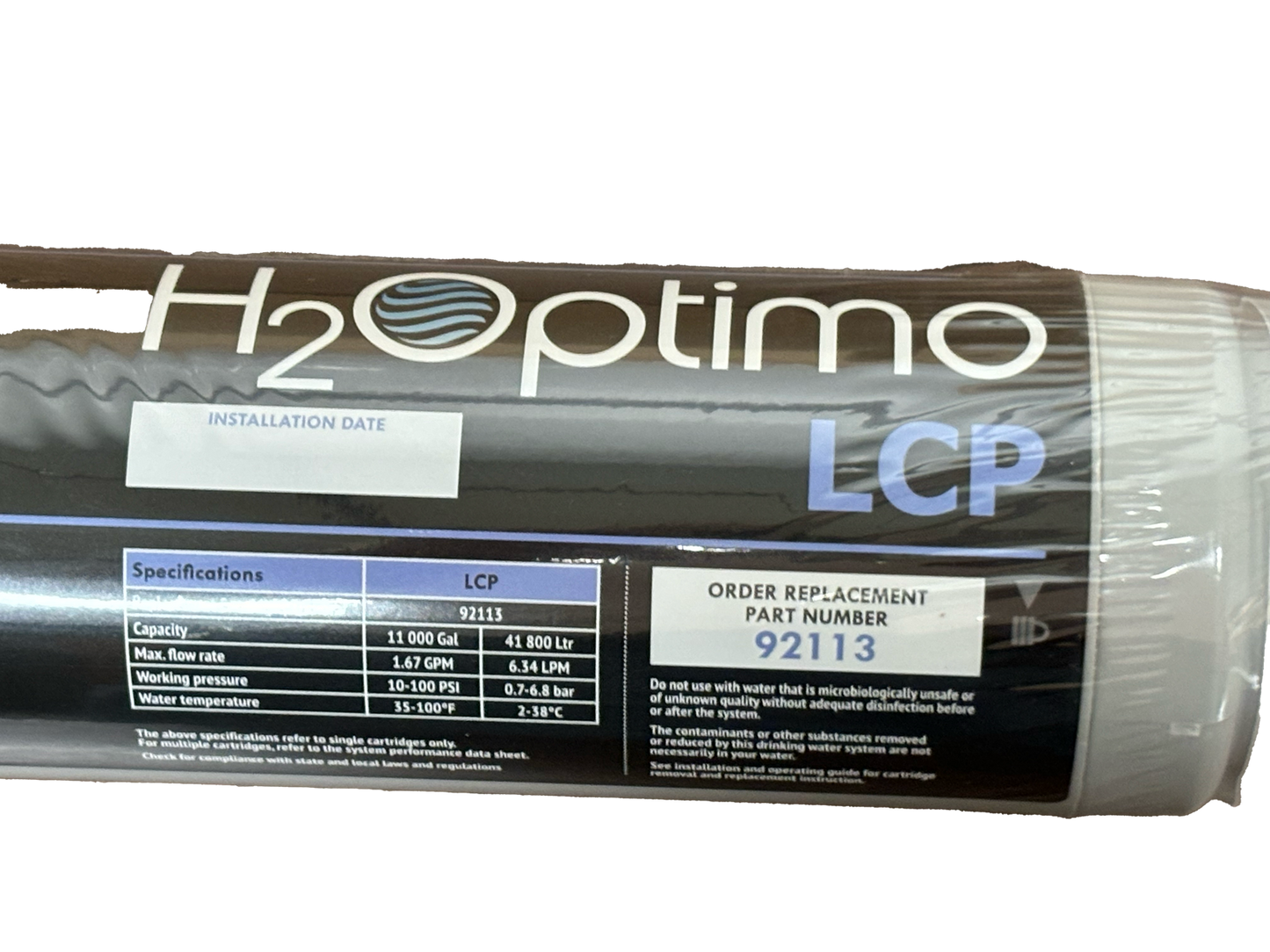 H2Optimo LCP Water Filter Replacement 92113 / Bundle w/EZ-TAP