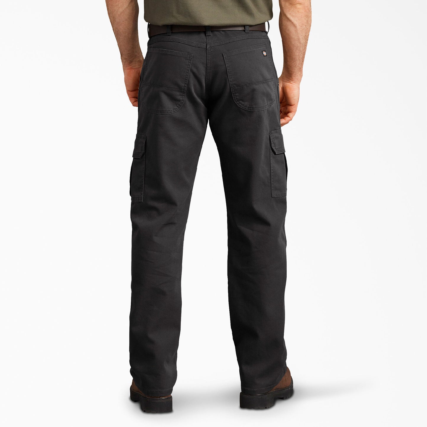 Dickie's Pantalones cargo Duck de ajuste regular para hombre - Negro