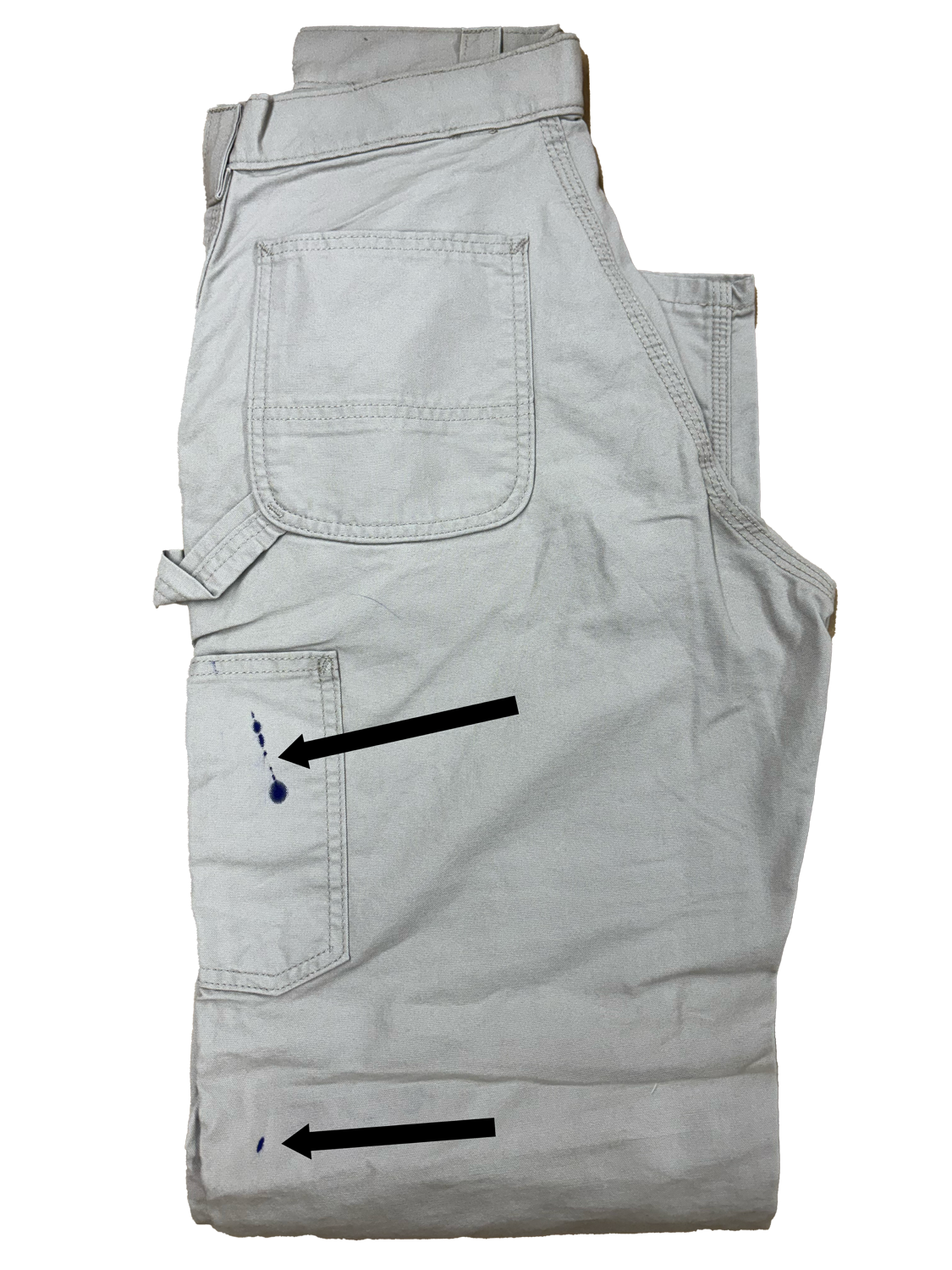 Carhartt Pantalón de trabajo utilitario de ajuste holgado B151 para hombre 