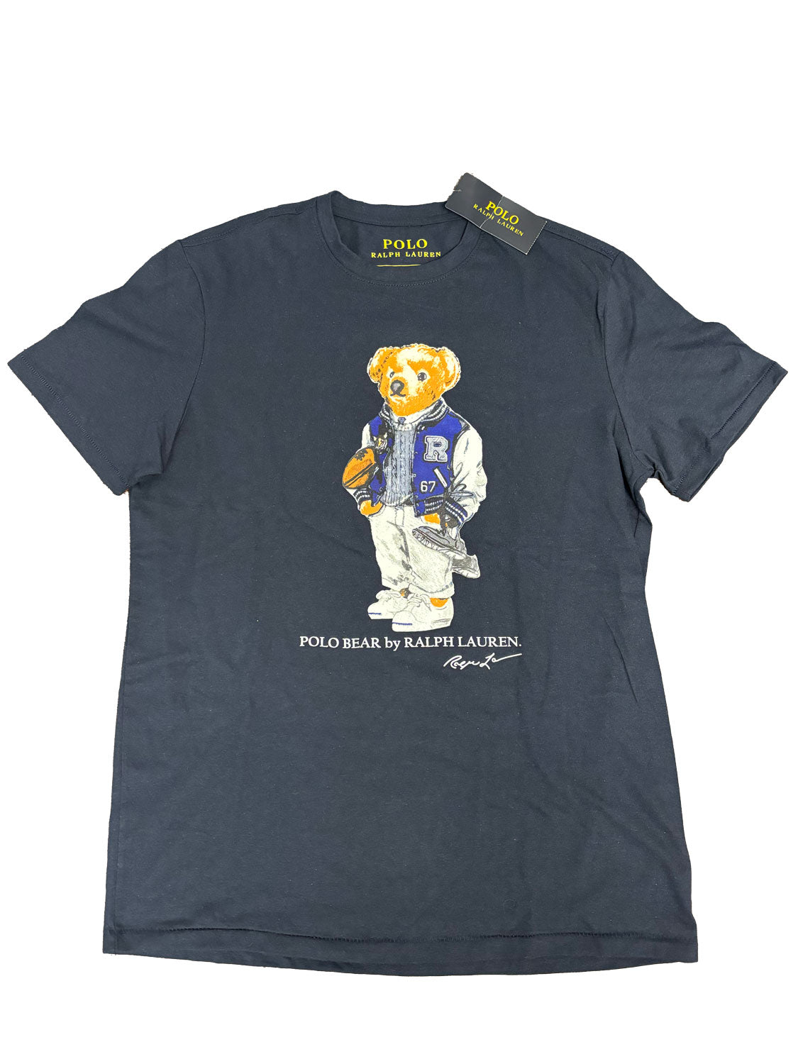 Ralph Lauren Polo Bear Algodón Camisetas Manga Corta (Camisa Individual)