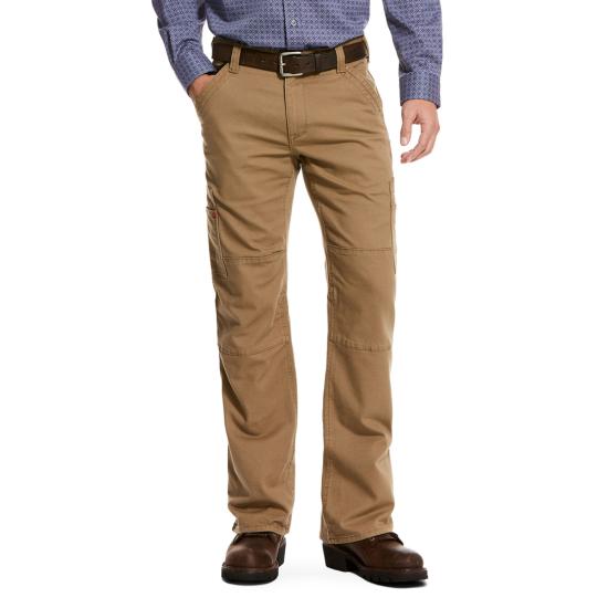 Ariat FR M5 Slim DuraLight Pantalón de pierna recta de lona elástica para hombre 10027705 