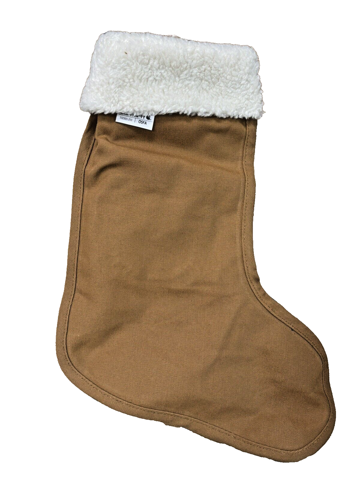 Carhartt Duck Canvas Khaki Brown Christmas Stocking Carhartt 102301-211