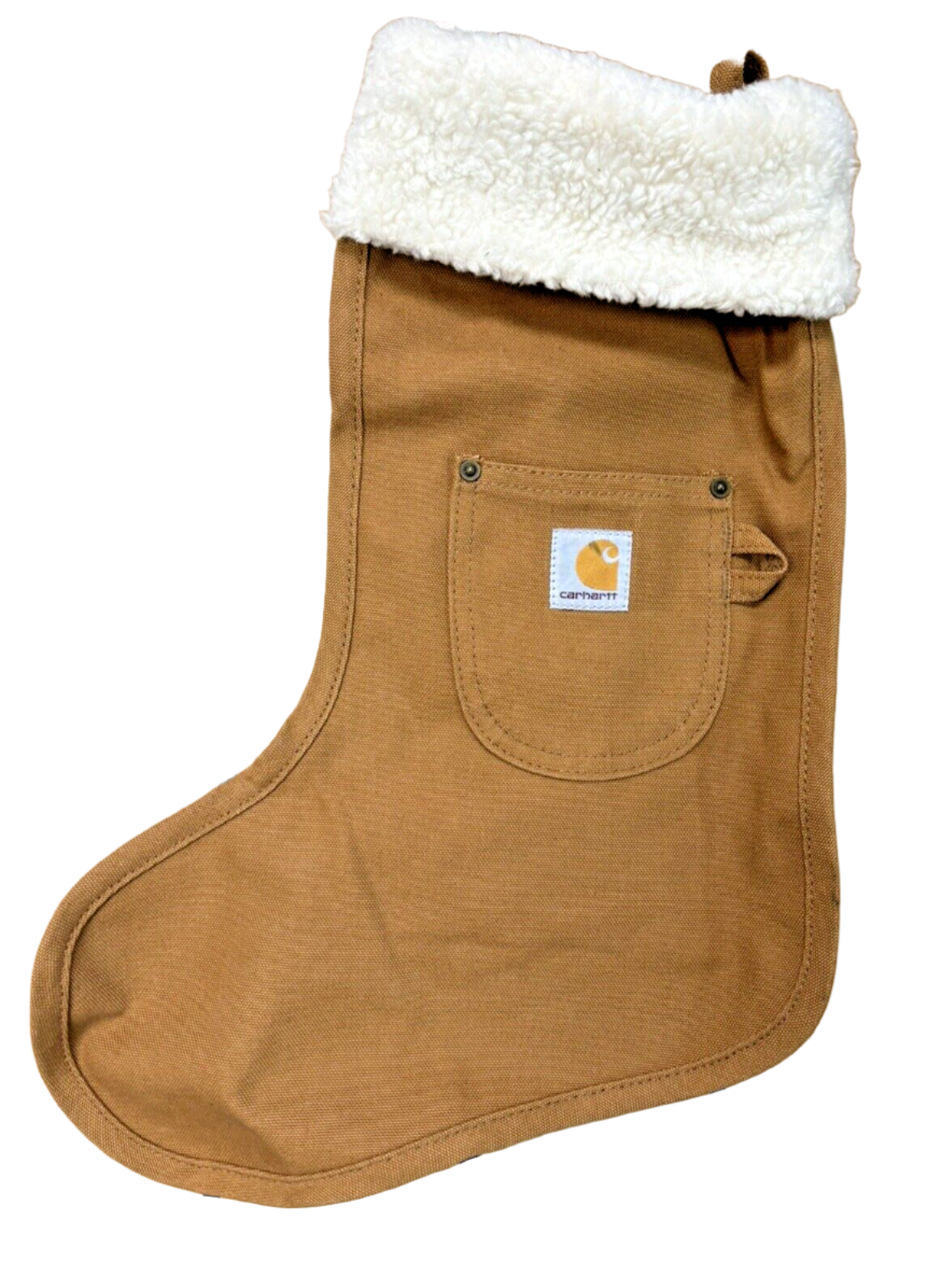 Carhartt Duck Canvas Khaki Brown Christmas Stocking Carhartt 102301-211